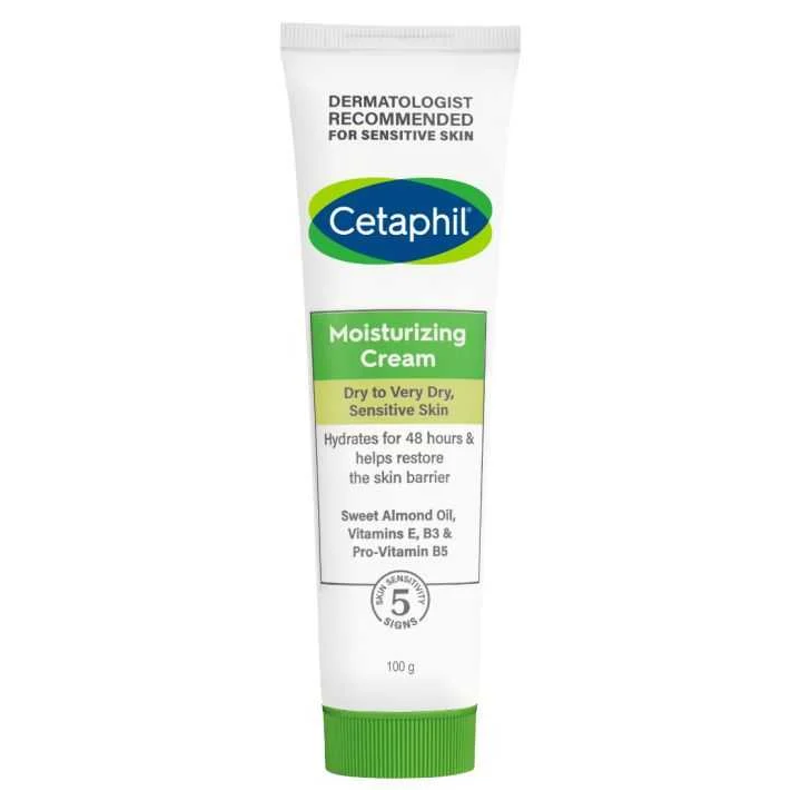 Cetaphil Crème Hydratante Peaux Sèches à Très Sèches et Sensibles - 100g