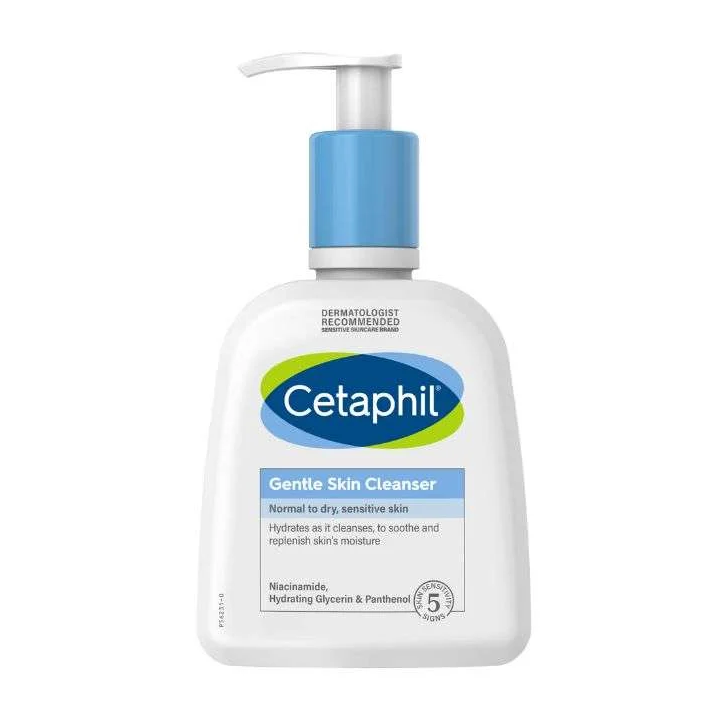 Cetaphil Lotion Nettoyante Douce Peaux Sensibles, Sèches à Normales - 473ml