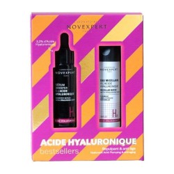 NOVEXPRET COFFRET ACIDE HYALUORONIQUE SERUM BOOSTER 30ML+ EAU MICELLAIRE 50ML OFFERTE