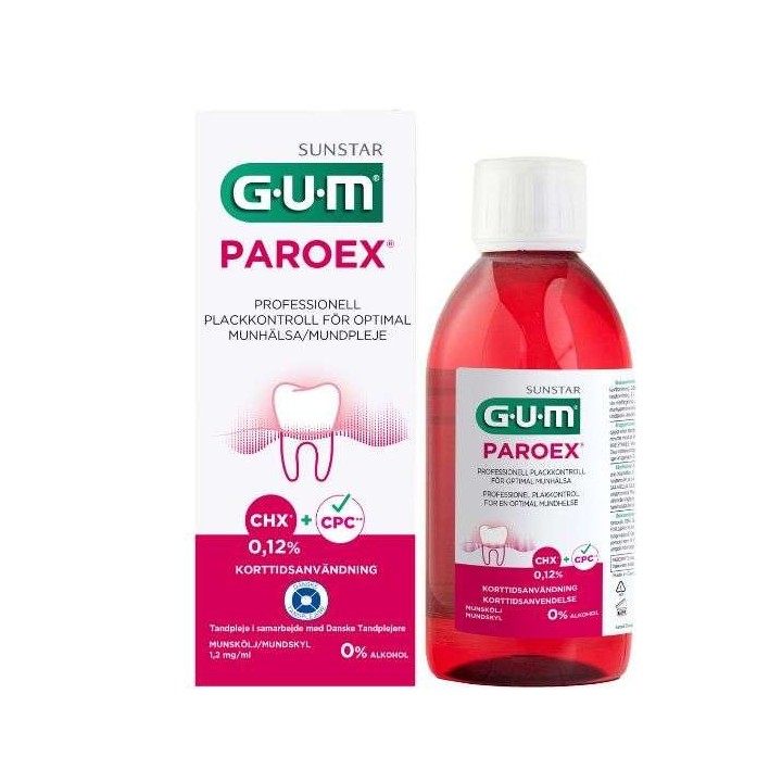 GUM Paroex Bain de Bouche Action Intensive - 300ml (Réf 1784)