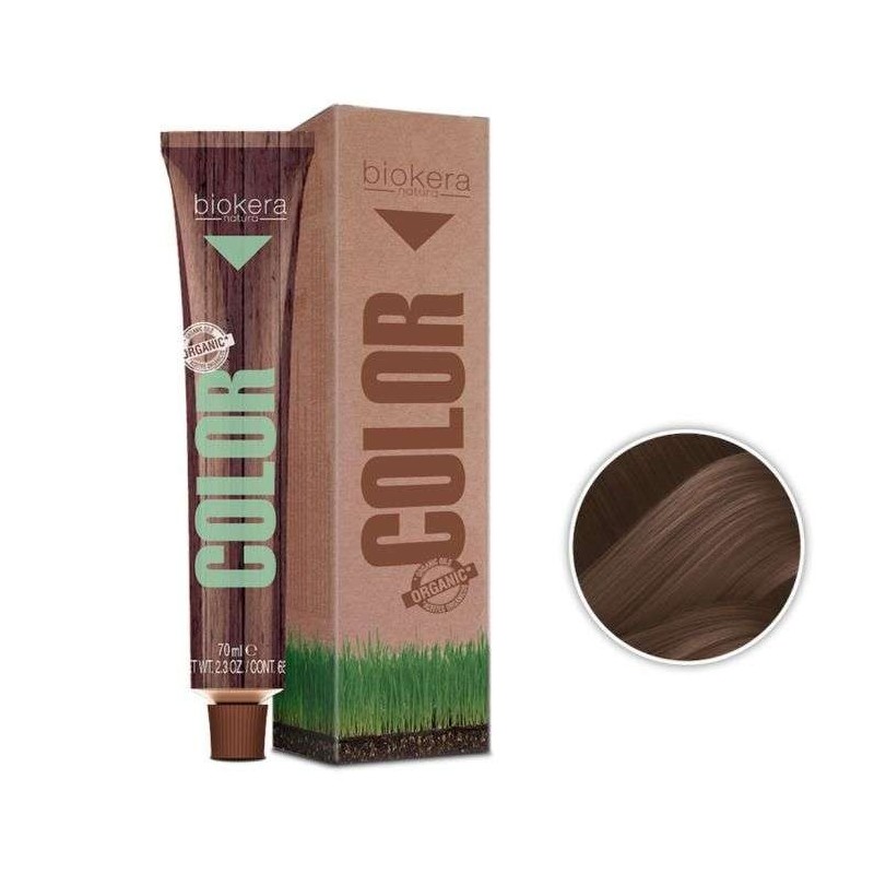 BIOKERA NATURA COLOR N 6.721 BLOND FONCE NACRE + CREME OXIDANT