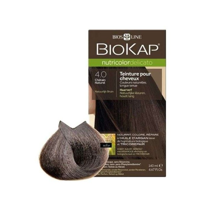BioKap Nutricolor Delicato N°4 Châtain Naturel