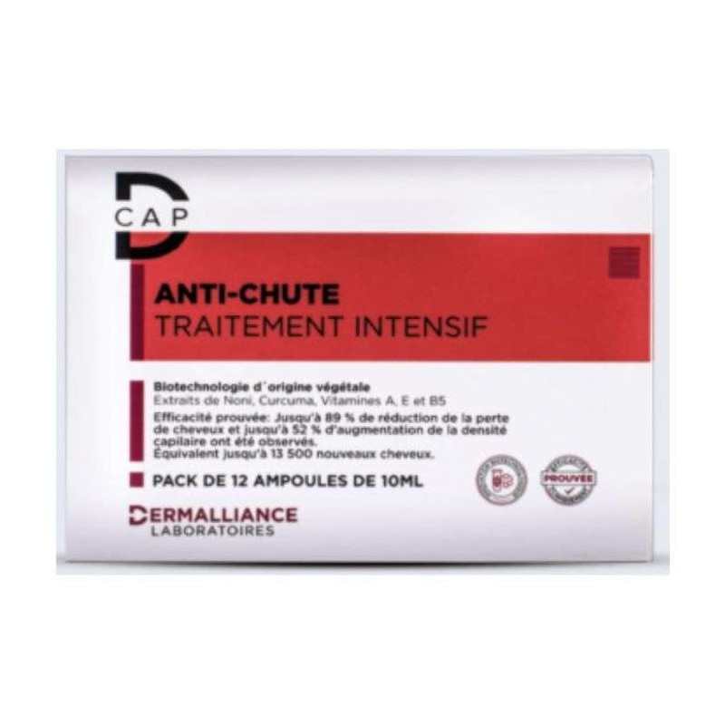 D CAP ANTI CHUTE TRAITEMENT INTENSIF PACK DE 12 AMPOULES