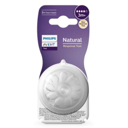 Avent Tétine Natural Response 3M+ Débit 4