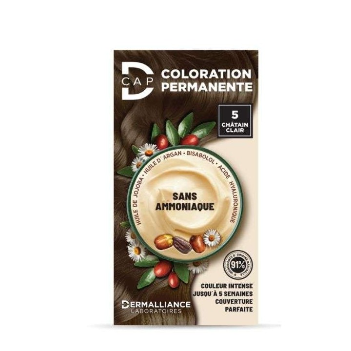 D-Cap Coloration Permanente N°5 Châtain Clair