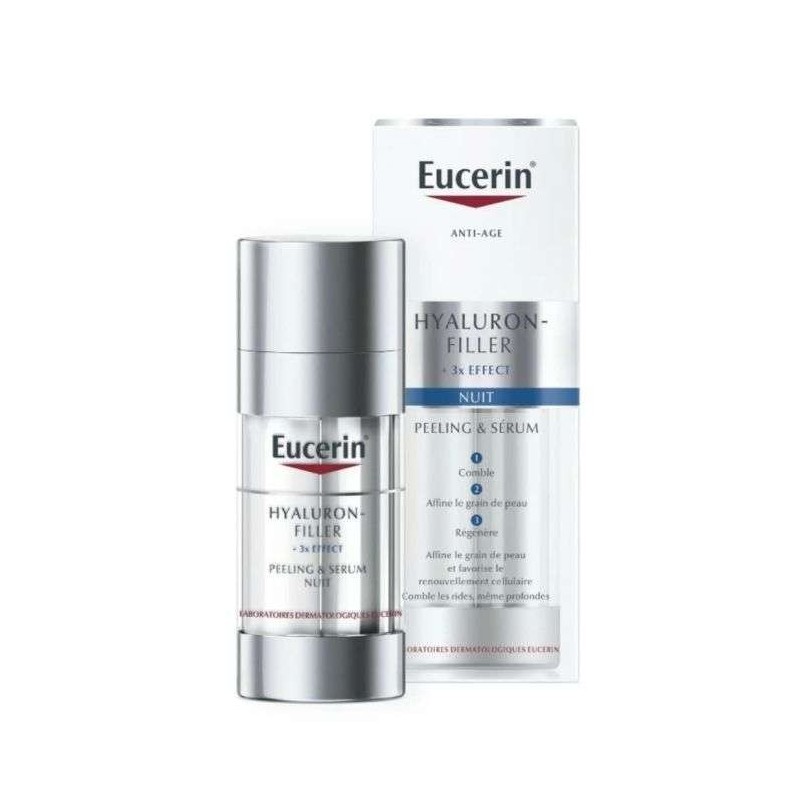 EUCERIN HYALURON FILLER PEELING ET SERUM NUIT 30 ML