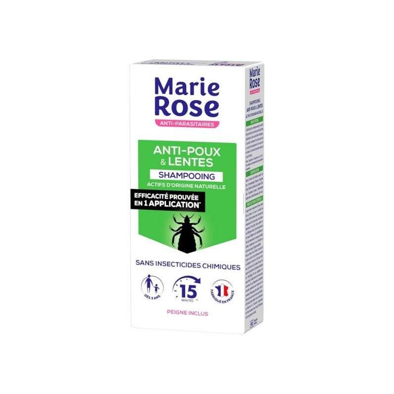 MARIE ROSE SHAMPOOING ANTI POUX ET LENTES 125 ML
