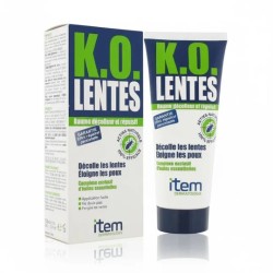 ITEM K.O Lentes Baume Décolleur Et Répulsif 100ml Après-Traitement Anti-Poux Décolle Lentes Protège
