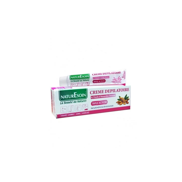 Naturesoin Crème Dépilatoire à l'Huile d'Amande Douce - 50ml