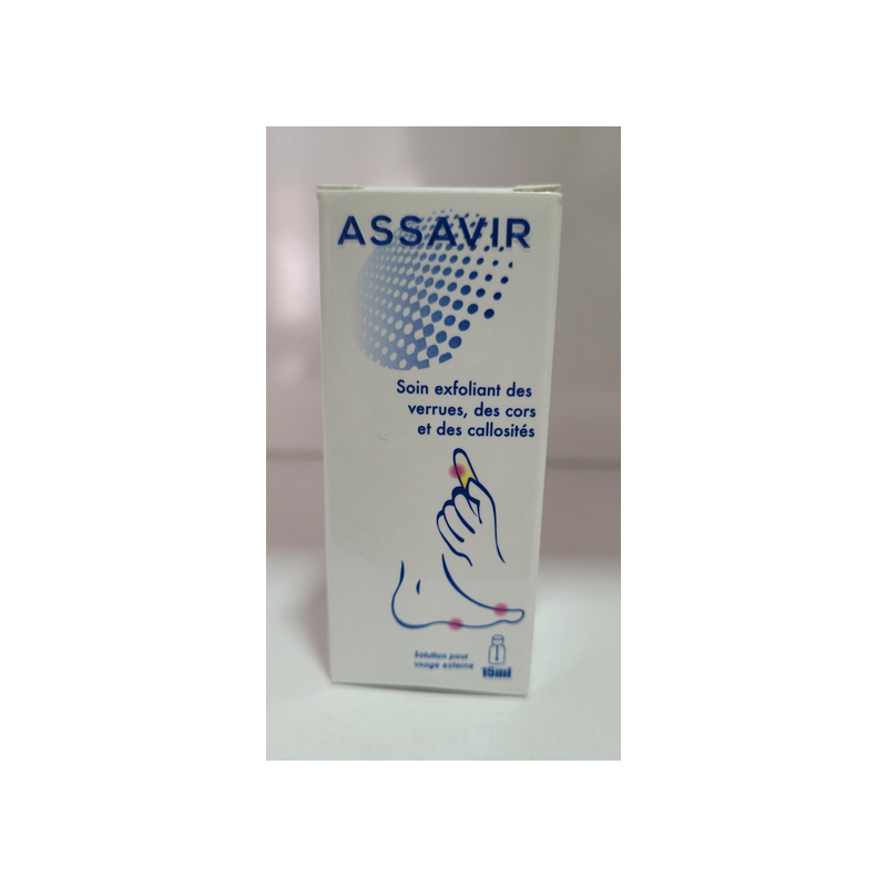 ASSAVIR Soin Exfoliant des Verrues, Cors et Callosités – 15ml