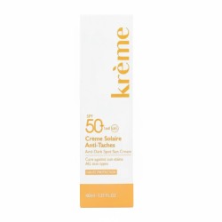 KRÈME Crème Solaire Anti-Tâches 50ml SPF50+ Protection Haute Dépigmentante Uniformisante