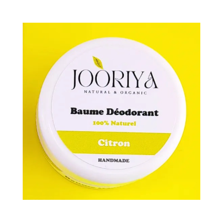 JOORIYA Baume déodorant naturel Citron 60g
