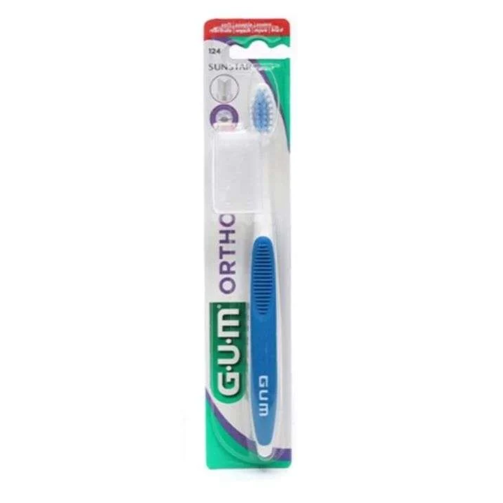 GUM Brosse à Dents Orthodontique Classique Réf 124