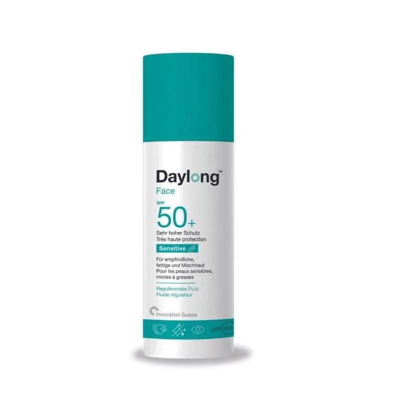 DAYLONG FACE SENSITIVE FLUIDE REGULATEUR SPF 50+ TRES HAUTE PROTECTION 50 ML