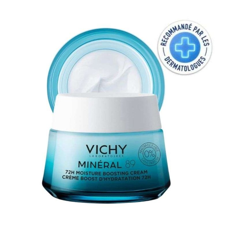 VICHY MINERAL 89 CREME BOOST D'HYDRATATION 72H LEGERE 50 ML