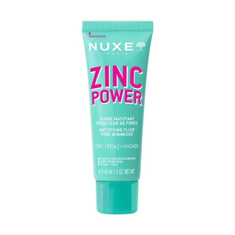 NUXE ZINC POWER FLUIDE MATIFIANT REDUCTEUR DE PORES 40 ML