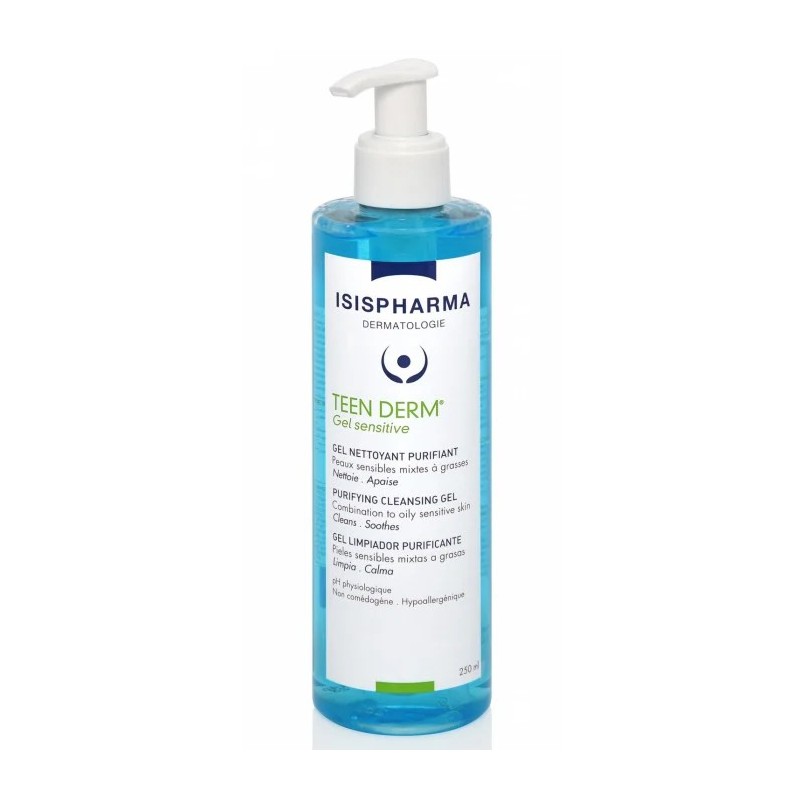 ISISPHARMA TEEN DERM GEL SENSITIVE 250 ML