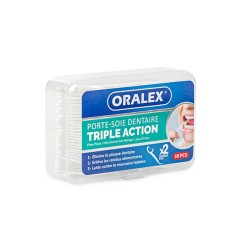 ORALEX Triple Action PORTE SOIE 50PCS