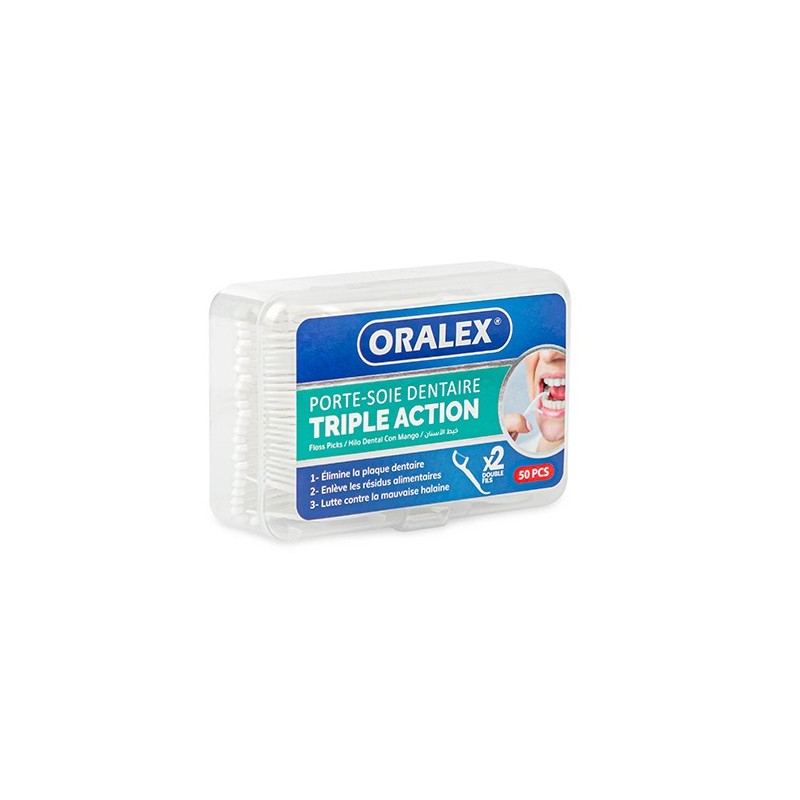 ORALEX Triple Action PORTE SOIE 50PCS ORALEX Triple Action PORTE SOIE 50PCS