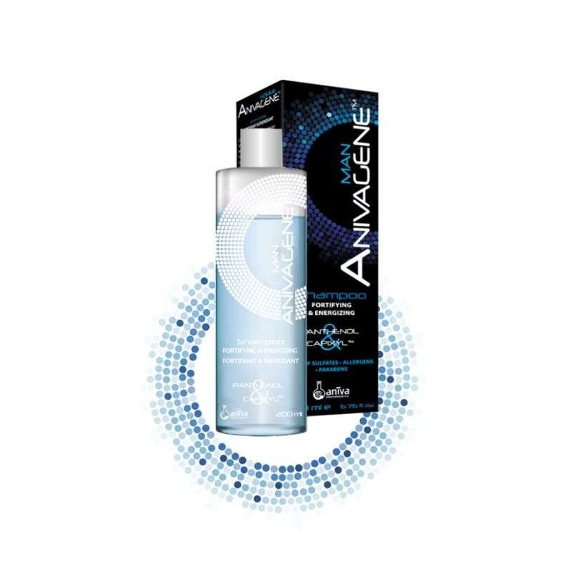 ANIVAGENE SHAMPOING FORTIFIANT ET ENERGISANT HOMME SANS SULFATE 200 ML