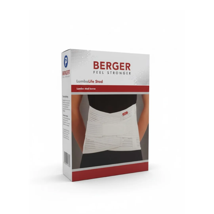 Berger Lombostat Armé Ceinture de Soutien Lombaire Unisize BG-405 - Beige
