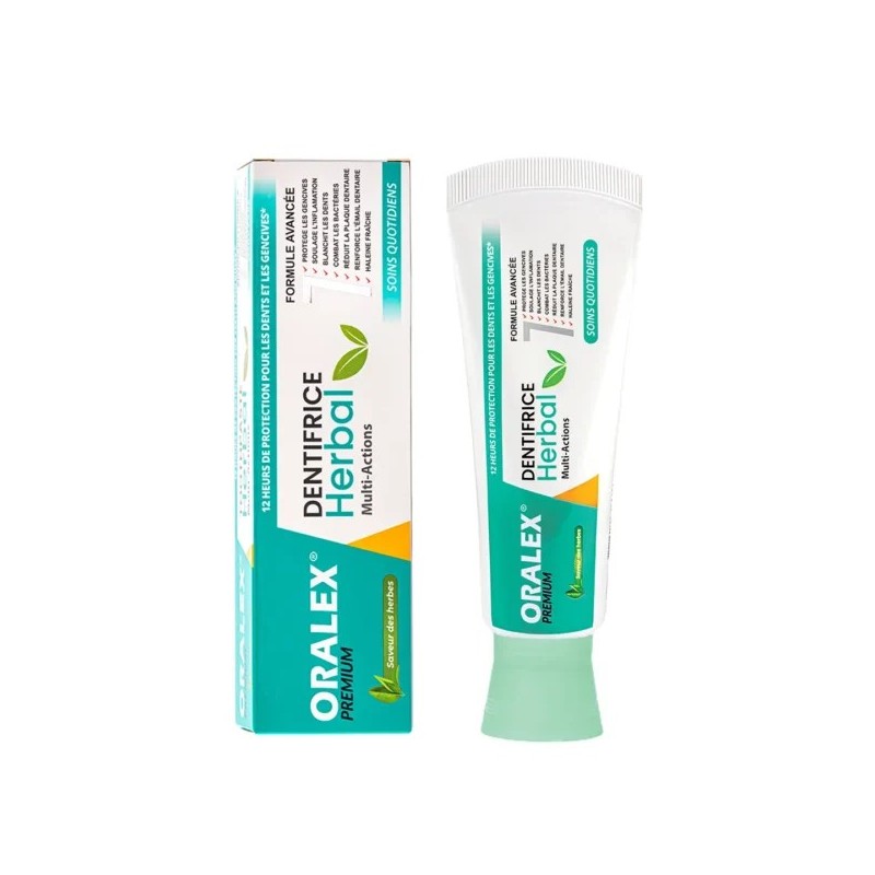 ORALEX PREMIUM DENTIFRICE HERBAL MULTI-ACTIONS 120g ORALEX PREMIUM DENTIFRICE HERBAL MULTI-ACTIONS 120g