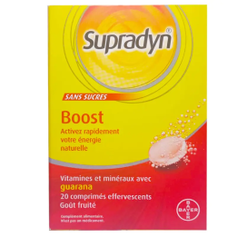 Supradyn Boost Énergie Physique et Mentale - 20 Comprimés Effervescents