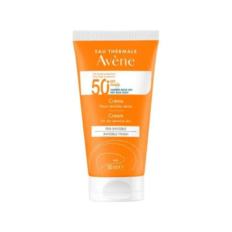 AVENE CREME FINI INVISIBLE SPF 50+ PEAUX SENSIBLES SECHES 50 ML AVENE CREME FINI INVISIBLE SPF 50+ PEAUX SENSIBLES SECHES 50 ML