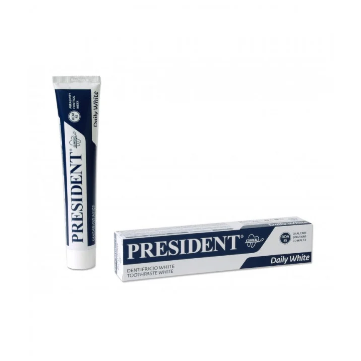 PresiDENT Dentifrice Blancheur Daily White - 75ml