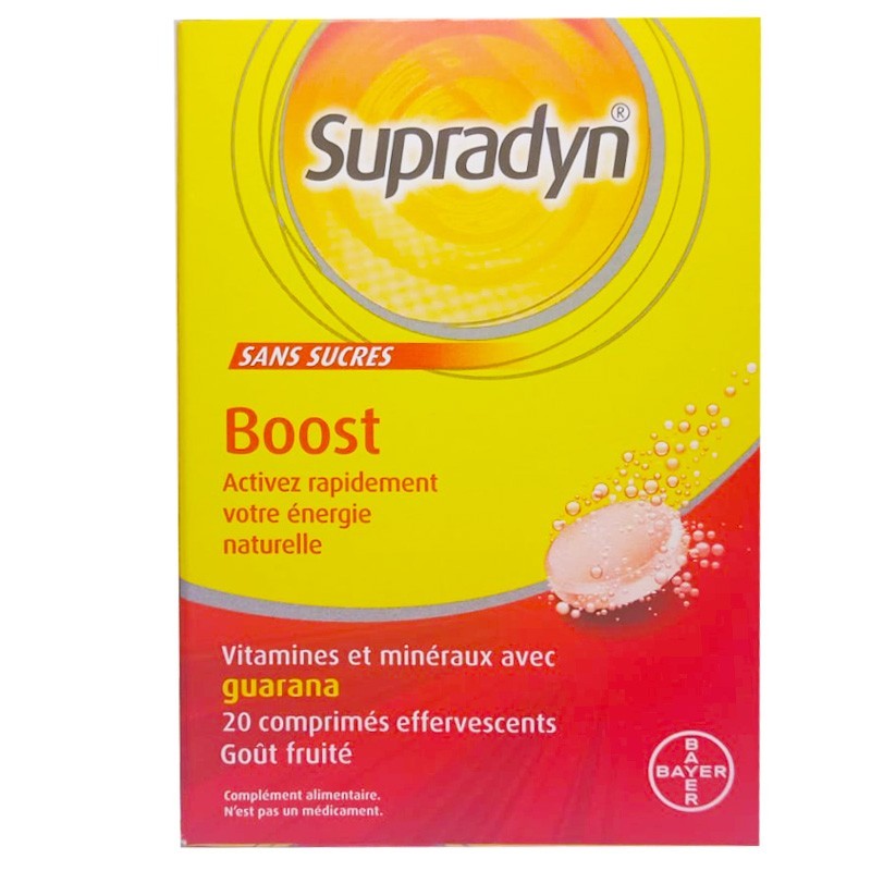 SUPRADYN BOOST 20 COMPRIMES EFFERVESCENTS SUPRADYN BOOST 20 COMPRIMES EFFERVESCENTS