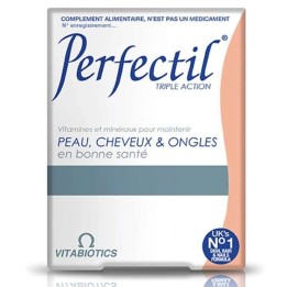 Perfectil Triple Action Beauté Peau, Cheveux et Ongles - 30 Comprimés