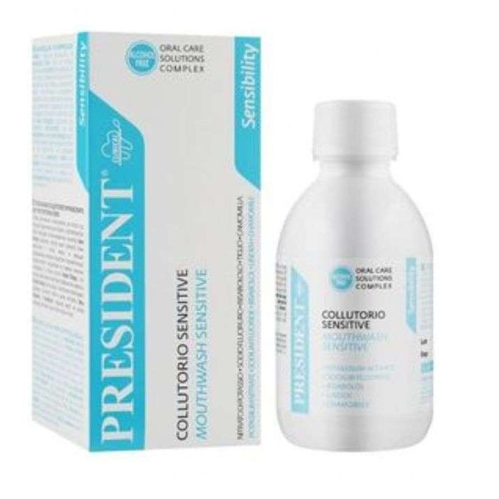 PresiDENT Sensitive Bain de Bouche Dents Sensibles - 200ml