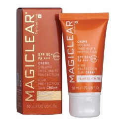 MAGICLEAR crème solaire anti-âge teintée spf50+  50ml