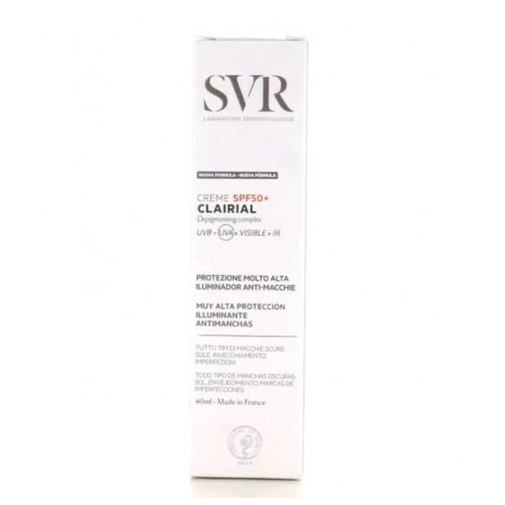 SVR Clairial Crème SPF 50+ Crème Anti-Taches Haute Protection - 40ml