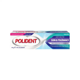 Polident Crème Adhésive Soin & Tolérance - 40g