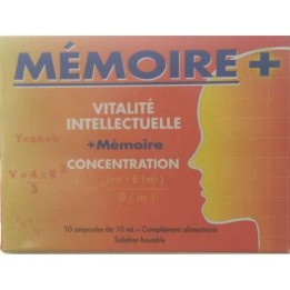 Mémoire Plus - 10 Ampoules Buvables