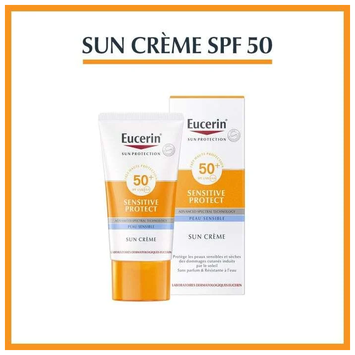 Eucerin Sun Sensitive Protect Crème SPF 50+ - 50ml