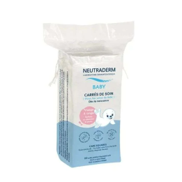 Neutraderm Bébé Carrés de Soin - 100 Unités