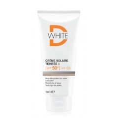 D-WHITE Crème Solaire Teintée Spf50+ 50ml