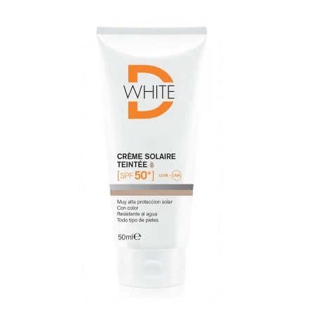 D-WHITE Crème Solaire Teintée Spf50+ 50ml