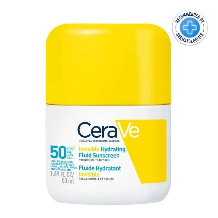CeraVe Fluide Solaire Invisible Hydratant SPF 50 - 50ml