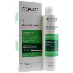 DERCOS SHAMPOOING ANTI-PELLICULAIRE SENSITIVE 200ML