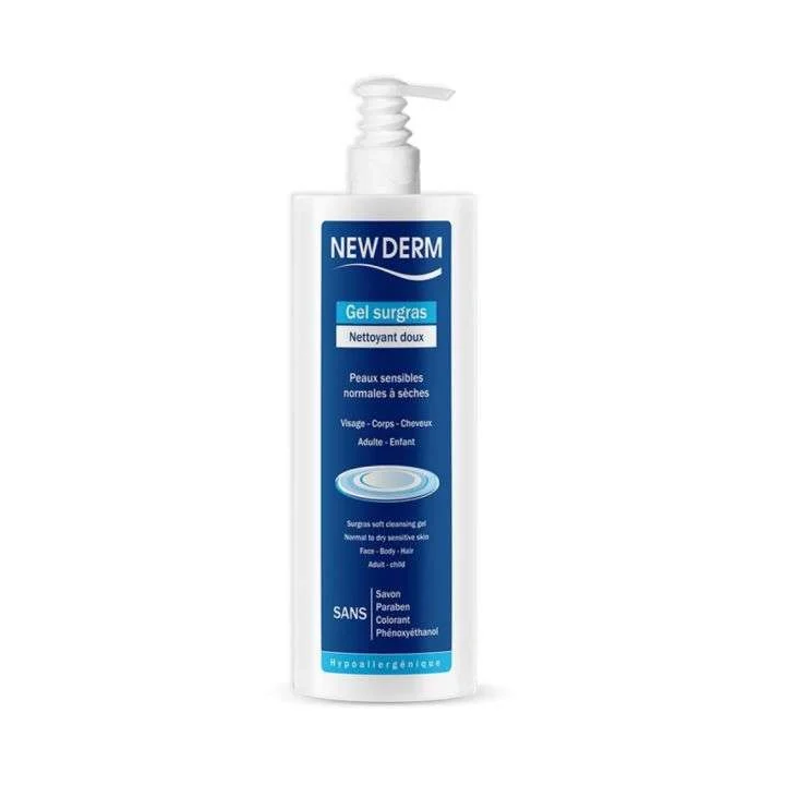New Derm Gel Surgras Nettoyant Doux - 500ml