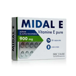 Eric Favre Midal E Vitamine E 30mg - 30 Capsules