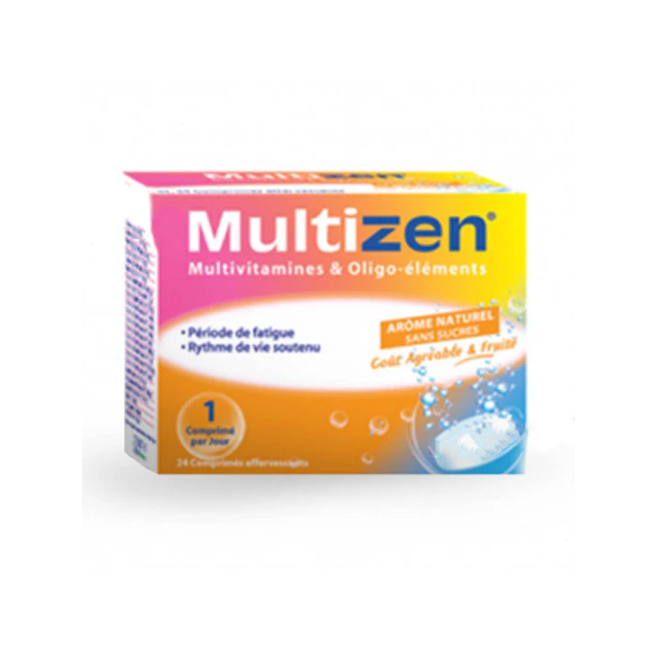 Multizen Multivitamines Tonus & Immunité (11 Vitamines) - 24 Comprimés