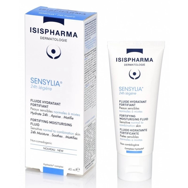 Isispharma Sensylia 24h Légère Fluide Hydratant Fortifiant – 40ml
