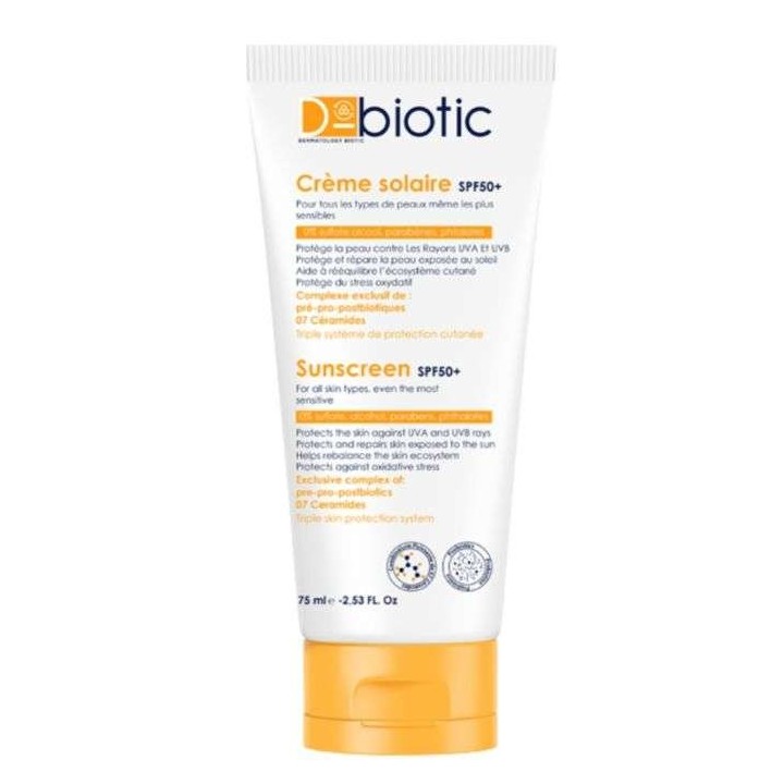 D-Biotic Crème Solaire SPF 50+ - 75ml