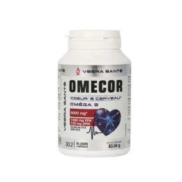 Veera Santé Omecor Oméga-3 Concentré - 60 Capsules