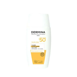 Dermina Sunlina Fluide Ultra Léger SPF 50+ Invisible - 50ml