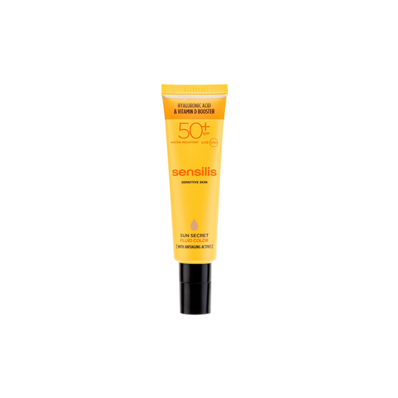 SENSILIS Sun Secret Fluid Teinté anti-âge Spf50+ 50ml SENSILIS Sun Secret Fluid Teinté anti-âge Spf50+ 50ml
